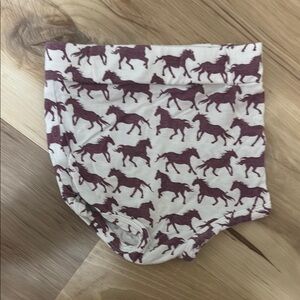 Kate Quinn Purple and White Diaper Covers 3-6m bamboo